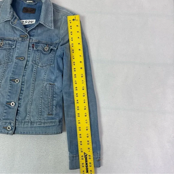 Levi’s denim women’s jacket size:M - Picture 6 of 13